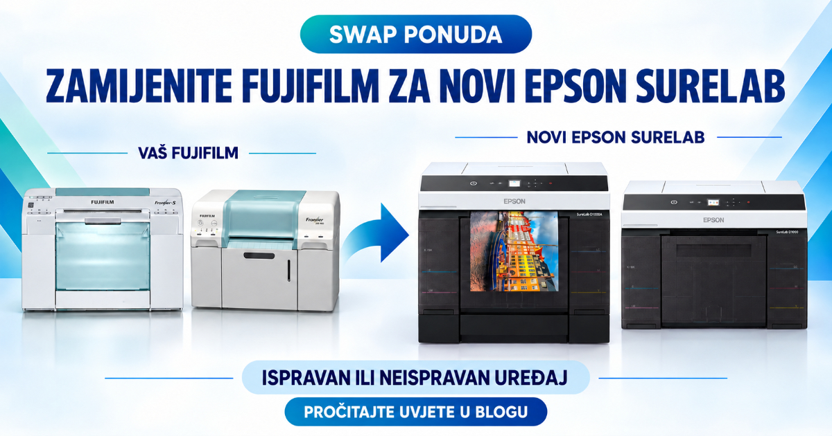 Zamijenite Fujifilm Frontier-S DE100 ili DX100 za novi Epson SureLab SL-D1000