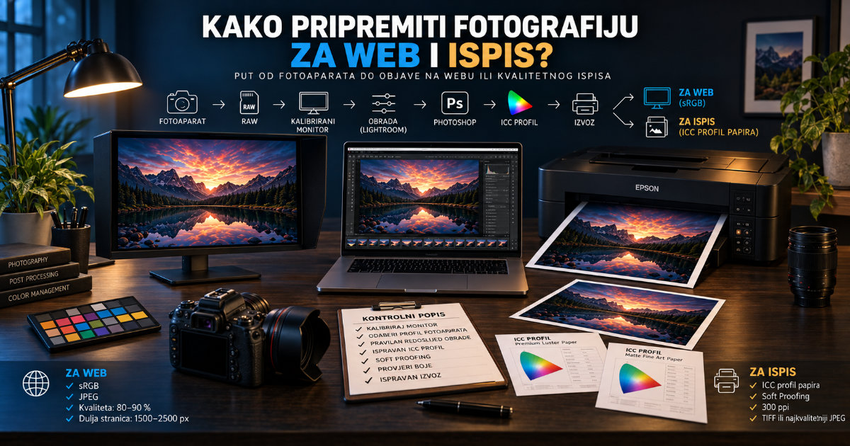 Kako pripremiti fotografiju za internet i ispis